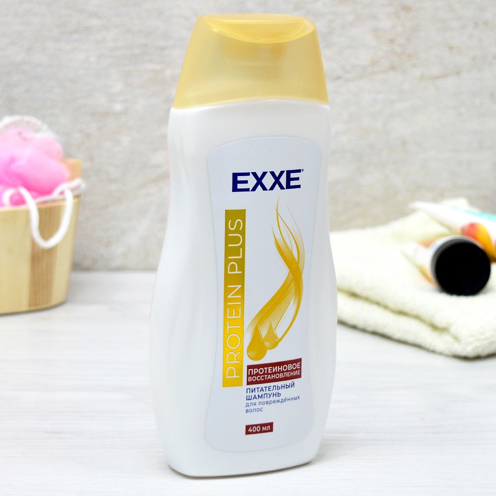 Шампунь питательный PROTEIN PLUS &quot;Протеиновое восстановление&quot; 400мл EXXE