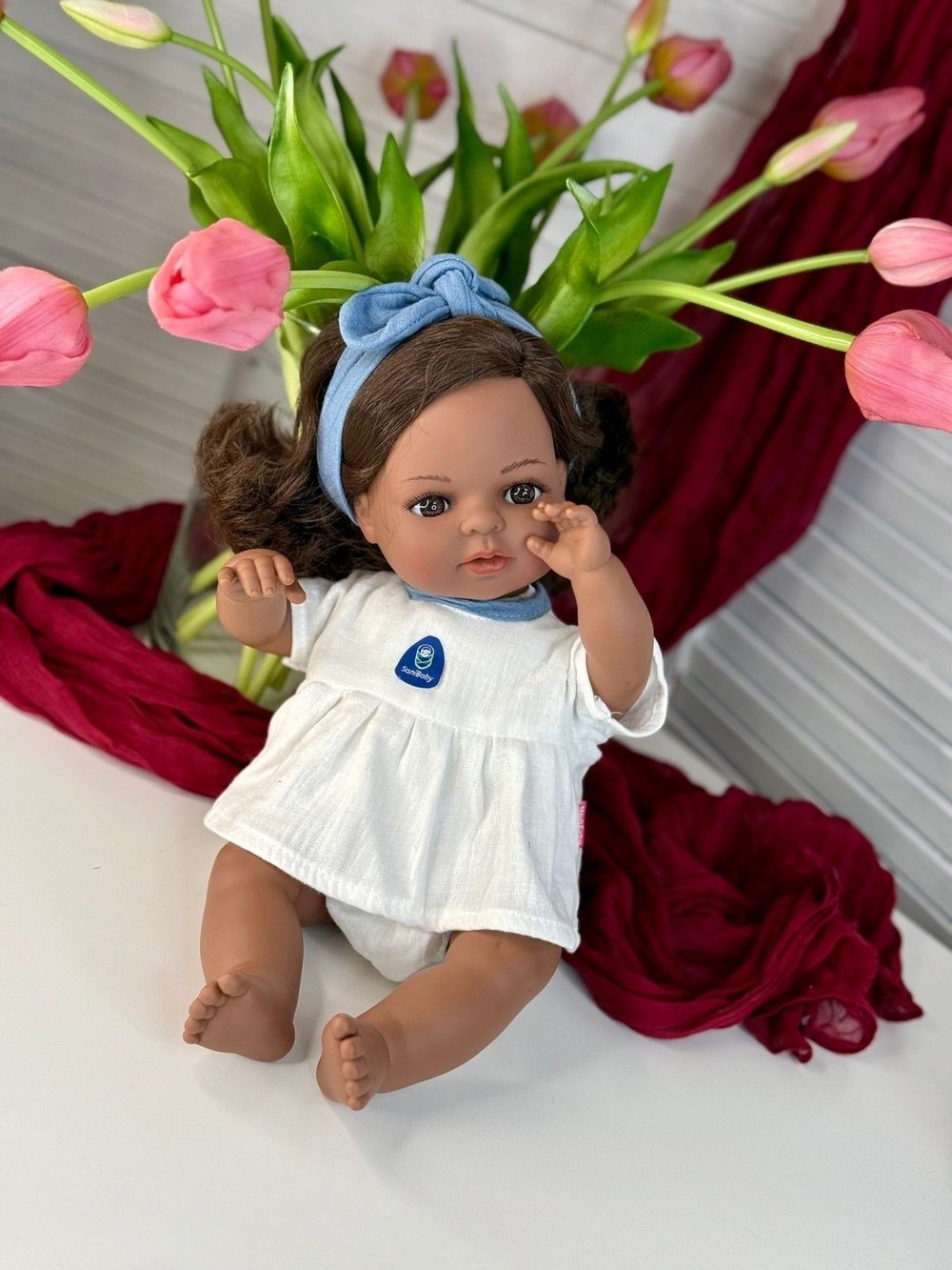 Кукла Berjuan мягконабивная 38см Sani Baby (3043)