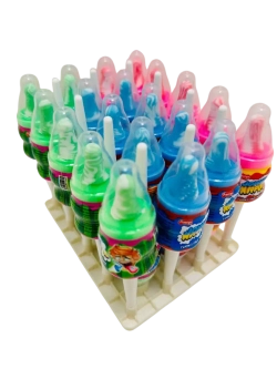 Леденцовая карамель детская бутылка с кислой пудрой