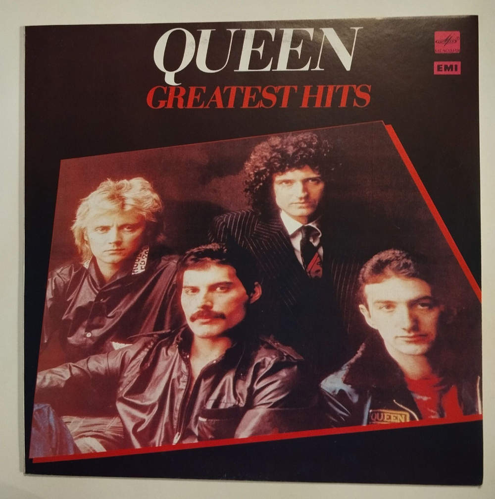 Винтажная виниловая пластинка LP Queen Greatest Hits (СССР 1990)