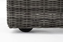 "Рим" комплект шезлонг со столиком, цвет графит