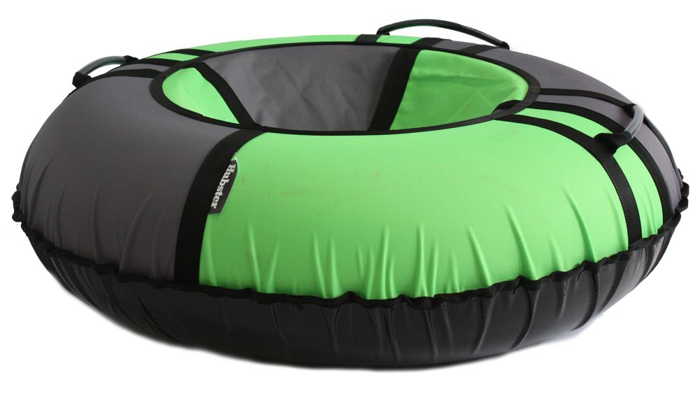 Тюбинг Hubster Хайп серый-салатовый