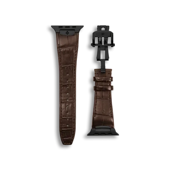 Ремешок для Apple Watch - Alligator Leather Brown
