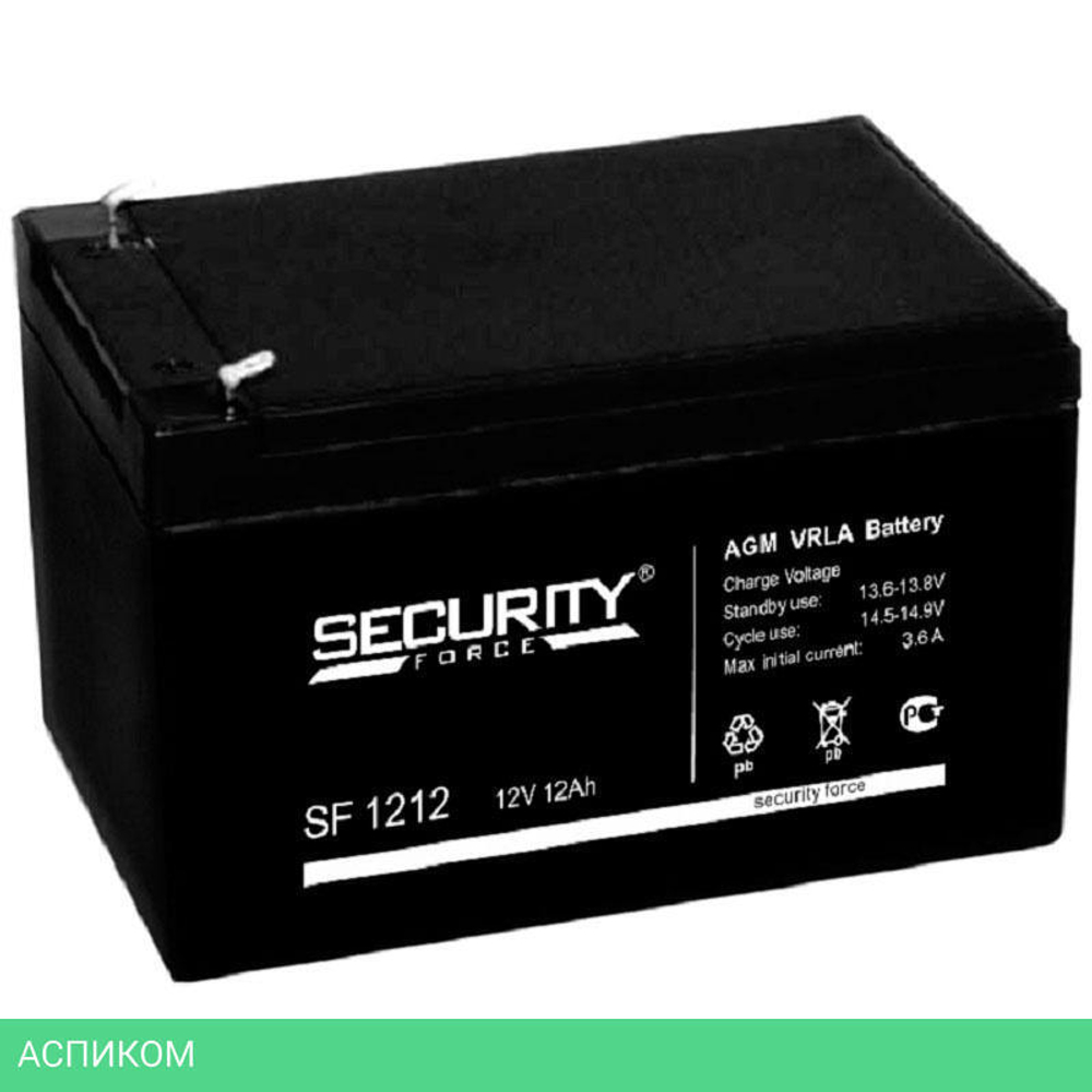 Аккумулятор для ИБП Security Force SF 1212