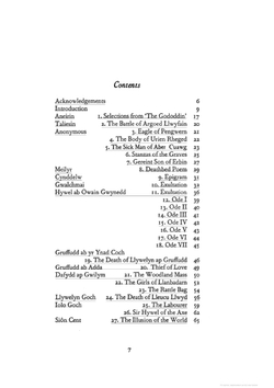 Welsh Poems, Sixth Century to 1600 | Gwyn Williams