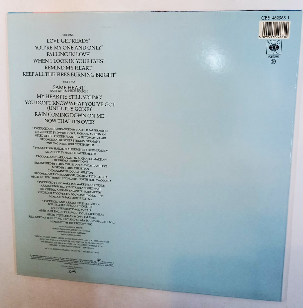 Jennifer Rush Passion (EU 1988)
