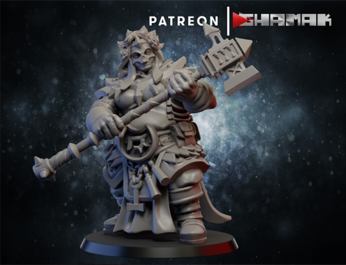 Grand Alliance Order  Cities of Sigmar Empire Защитница Веры №1 миниатюра для dnd, днд, pathfinder, фентези, Настольная игра, НРИ, Варгейм, РПГ