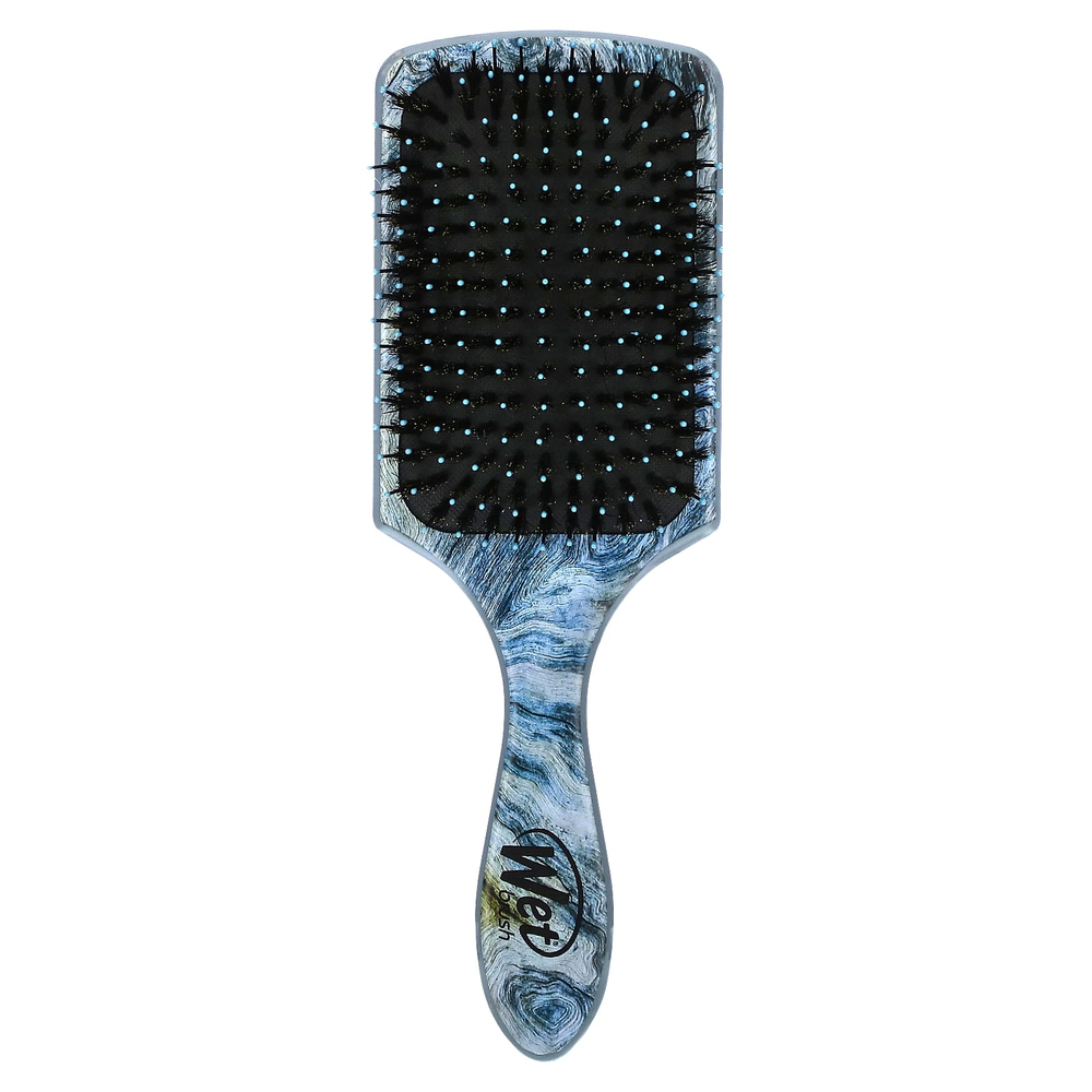 Wet Brush, Кисть для усиления блеска с аргановым маслом, синий цвет, 1 шт.
