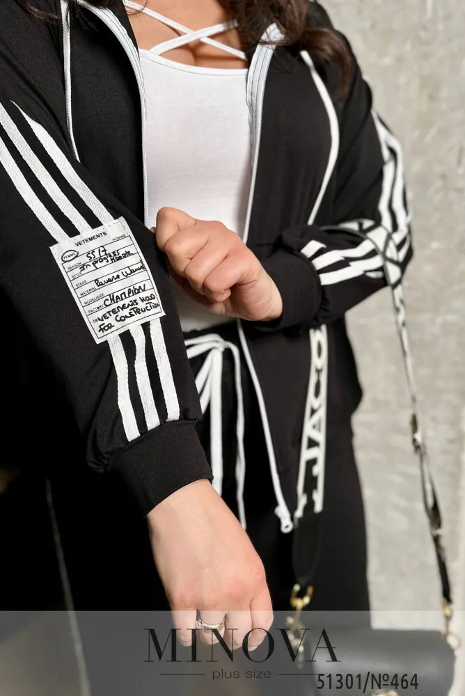 Костюм 464-черный Minova