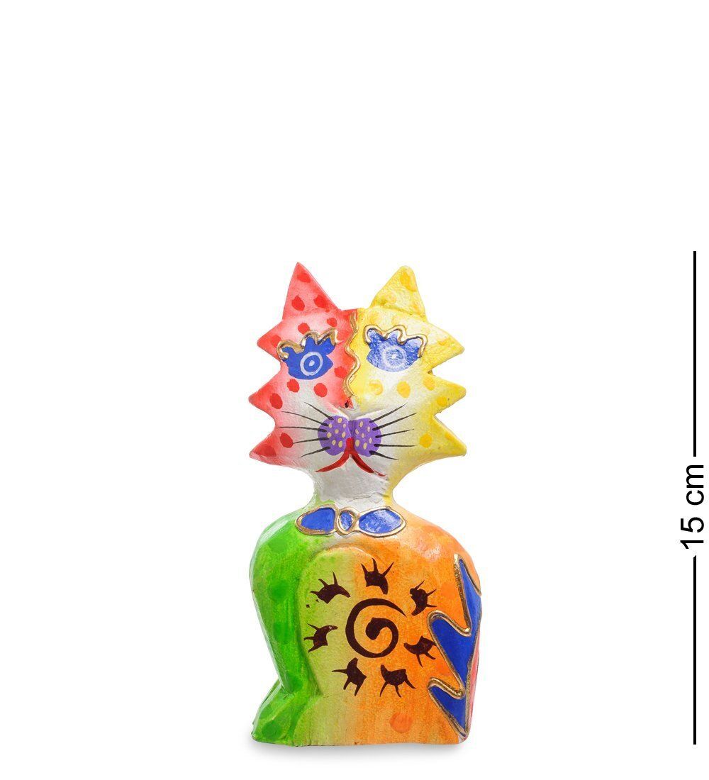 Decor and Gift 99-254 Фигурка «Кошка» н-р из трех 17,15,12 см (албезия, о.Бали)