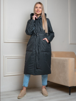 Пальто женское "Кэнди" т.серый