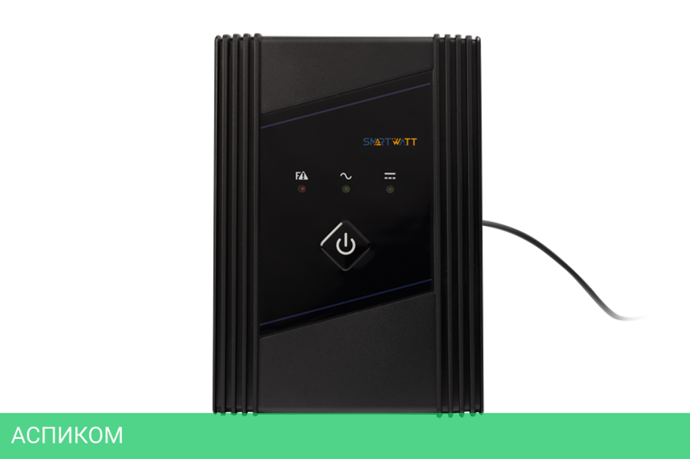 Источник бесперебойного питания Smartwatt Uni 450 черный (3703020390004)