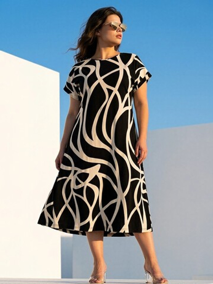 Платье Лотос Виотекс АБСТРАКЦИЯ