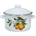 Кастрюля эмалированная 4л «Лимоны» 01-Б1614/4