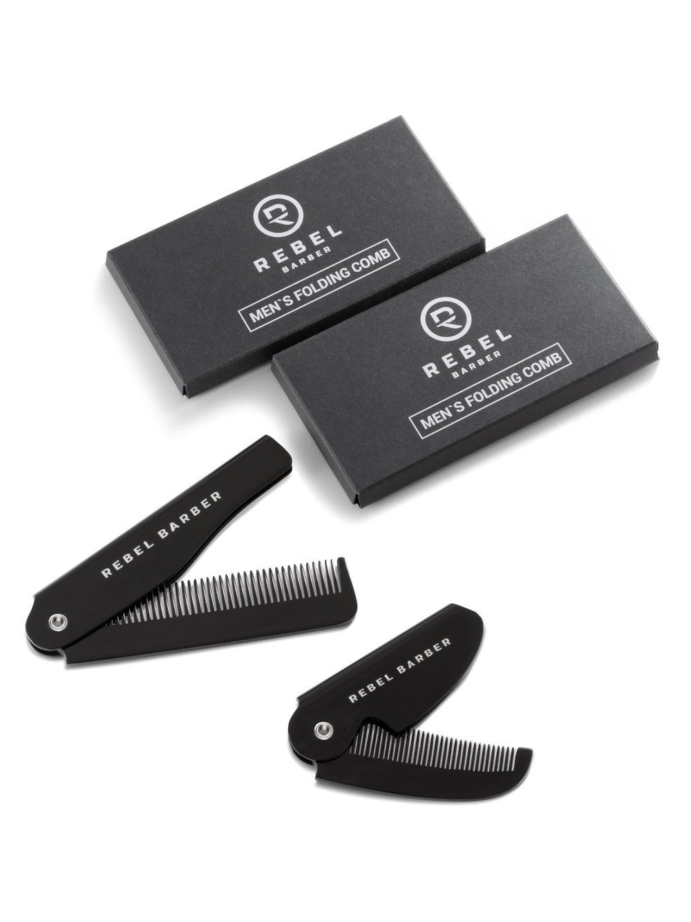 REBEL BARBER Folding Beard Comb - Расческа для бороды
