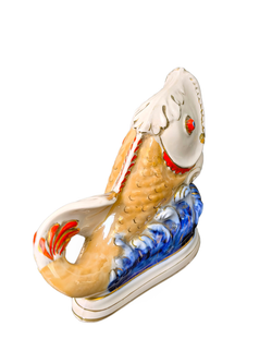 Фарфоровая статуэтка (салфетница) "Рыба" КФЗ