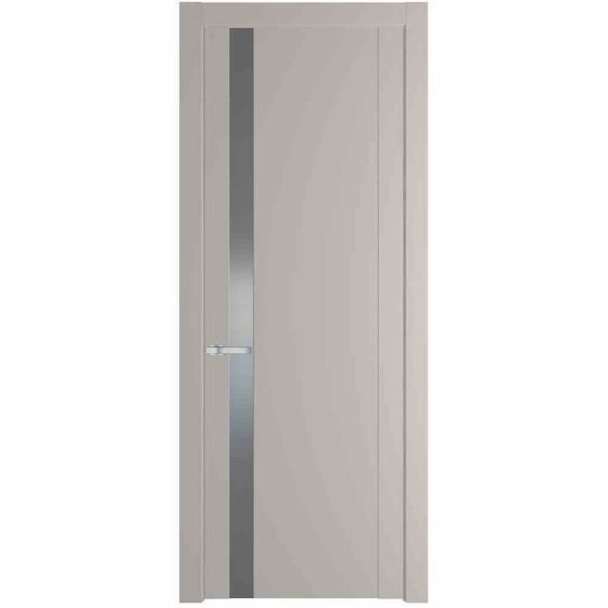 Межкомнатная дверь эмаль Profil Doors 1.2P сэнд стекло серебро матлак