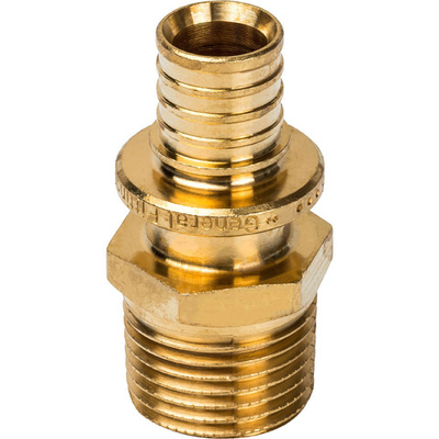 Переходник STOUT НР 16xR 1/2 для труб из сшитого полиэтилена аксиальный