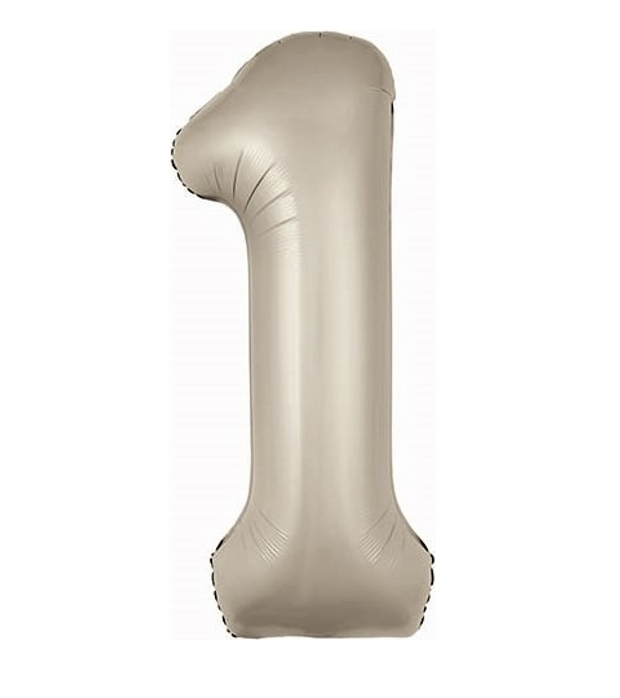 Цифры (102см) бежевые