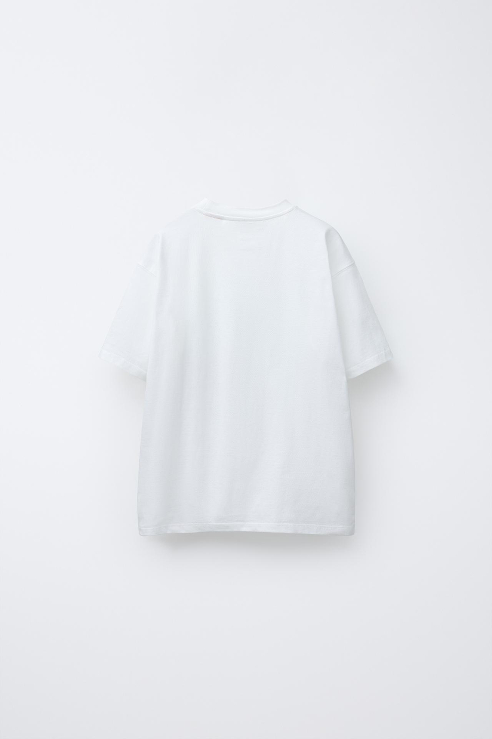 ZARA ФУТБОЛКА С ПРИНТОМ LILO & STITCH © DISNEY, ЖЕЛТОВАТО-БЕЛЫЙ