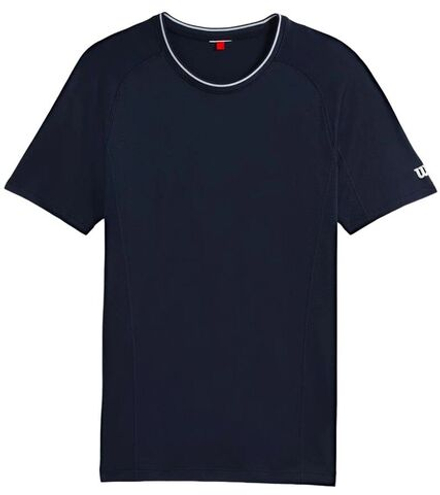 Теннисная футболка Wilson Team Seamless Crew T-Shirt - classic navy