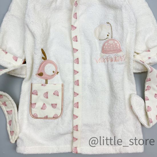 Банный комплект "Черепаха и компания" розовый