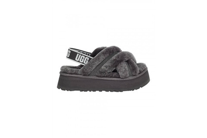 UGG W Disco Cross Slide Grey