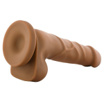 Фаллоимитатор-мулат Realistic Cock Basic 7 - 19,7 см. (Цвет: карамель (темно-бежевый))