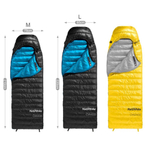 Мешок спальный Naturehike CW400 NH18C400-D с гусиным пухом