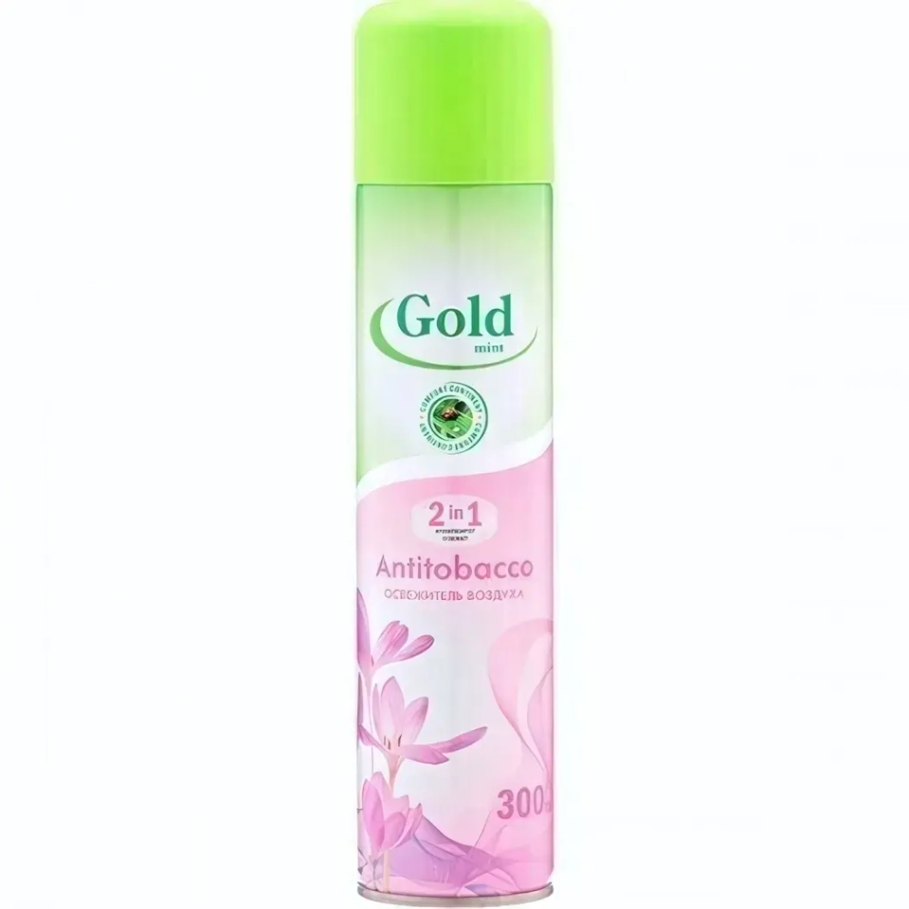 Освежитель воздуха ГОЛД ВИНД Antitobacco 300мл