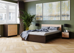 Тумба прикроватная Ронда венге/дуб молочный