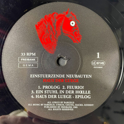 Винтажная виниловая пластинка LP Einsturzende Neubauten Haus Der Luege (Germany 2010)