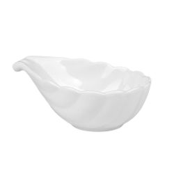 Соусник 80 мл 10,1*7,9 см h4,1 см "Ракушка" овальный белый фарфор Seashell White NEW P.L. [12]