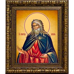 Авраам праведный праотец. Икона на холсте.