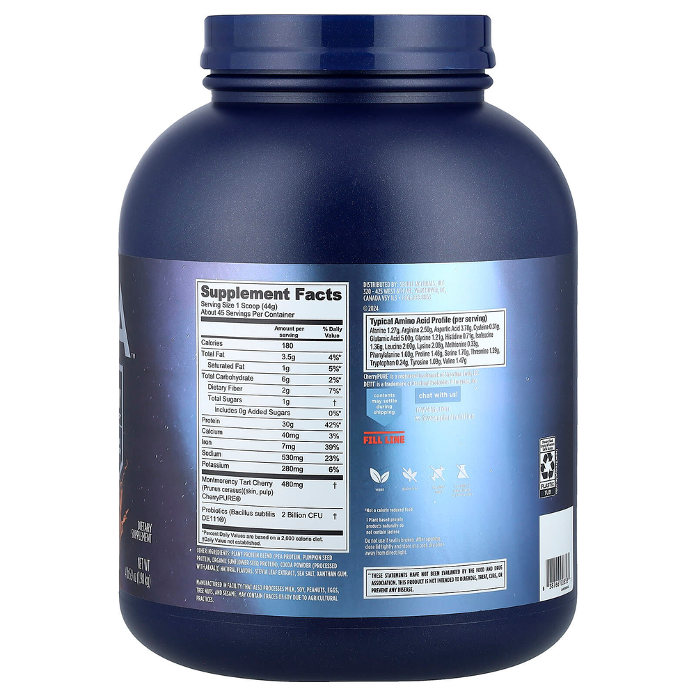 Vega, Plant-Based Protein, Performance Protein + Recovery, сливочный шоколад, 1,98 кг (4 фунта 5,9 унции)