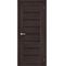 Купить Фото межкомнатной двери экошпон Bravo-22 Wenge Melinga / Black Star