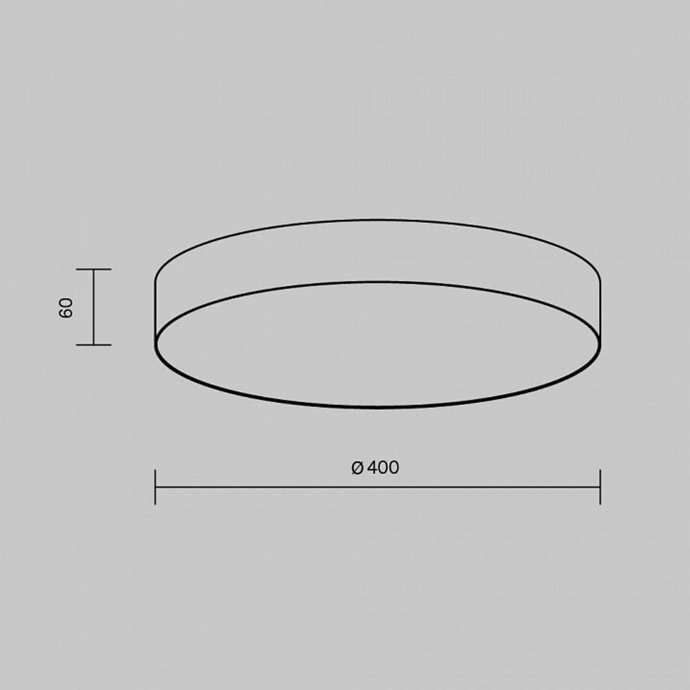 Накладной светильник Maytoni Zon C032CL-45W2.7K-RD-W