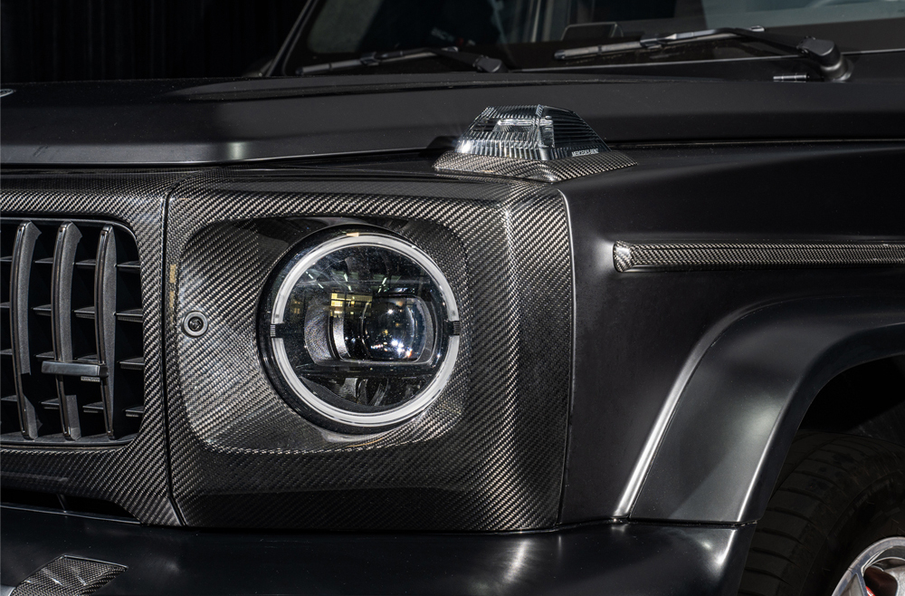 Карбоновая рама передних фар для Mercedes-Benz G class W465 G63 2025+ Гелик Гелентваген