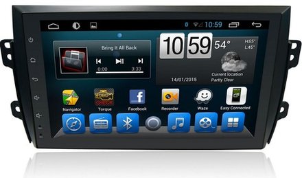 Магнитола Suzuki SX4 2006-2014 - Carmedia KR-9026-T8 на Android 9, 8-ЯДЕР и 2ГБ-32ГБ