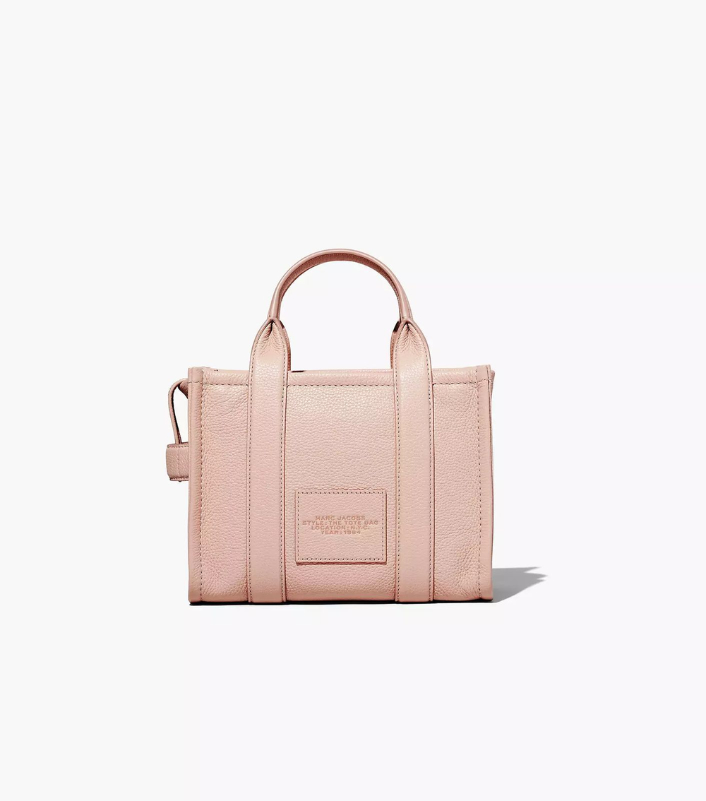 The Leather Small Tote Bag - Rose