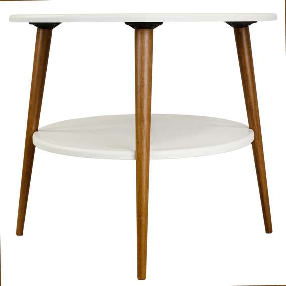 Стол журнальный BeautyStyle 29 белый/бук