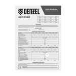 Шнур сетевой Energy Series, ПВС, 3 м, 2 x 1 мм, с неразборной вилкой, черный, Denzel