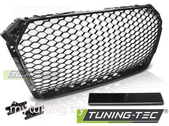 Решетка радиатора GLOSSY BLACK RS-STYLE для Audi A4 B9