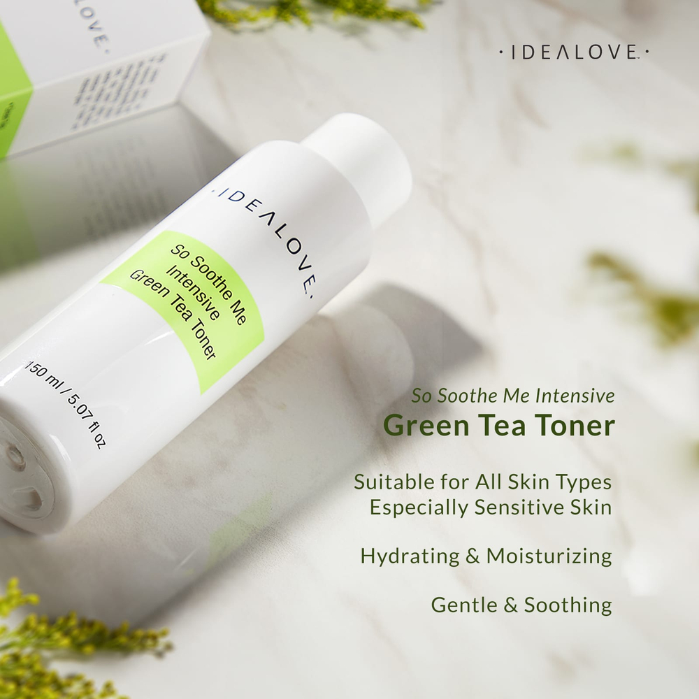 Idealove, So Soothe Me, интенсивный тоник с зеленым чаем, 150 мл (5,07 жидк. унции)