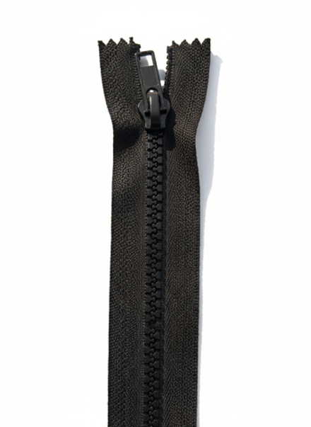 Молния Трактор 30 см, тип 5, неразъемная, однозамковая Цвет: хаки