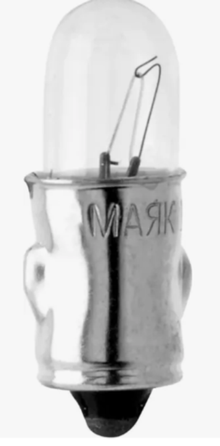 Автолампа  Р 12- 2  (T2W)  метал цоколь (в кнопки аварийки) Маяк 61212АВ/100