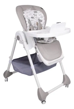 Стул детский для кормления COSTA Mia (СЕРЫЙ/Beige MI-03)
