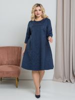 Платье 1318 темно-синий Novita (Акция)