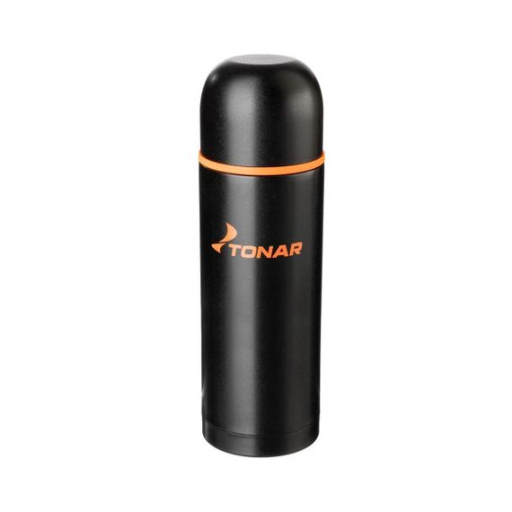 Термос TONAR 1000ML HS.TM-025  черный (дополн.пласт.чашка)