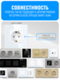 Умная ZigBee розетка с заземлением Smart Aura серия Classic с рамкой из стекла